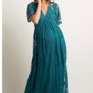 Teal Pinkblush Maternity Dress